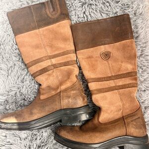 Ariat waterproof Ambleside Brown Leather and Suede Riding Boots